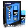 Kazeta Gillette Mach3 strojek+gel 75ml - Kosmetické a dentální výrobky - Pánská kosmetika - Dárkové kazety Kosmetické a dentální výrobky - Pánská kosmetika - Dárkové kazety